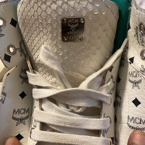MCM monogram leather high top - Picture 9 of 13